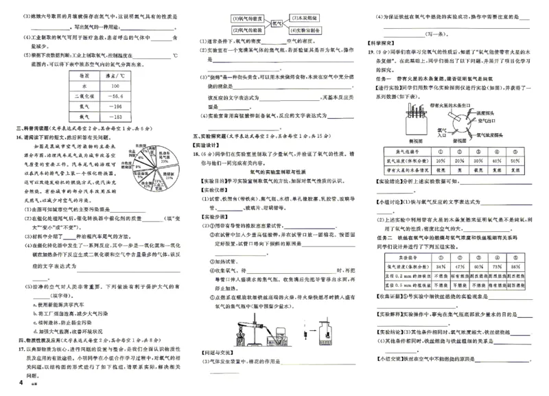 《2027《初中化学•山西名校课堂》九上(人教)单元卷_2027版初中《名校课堂》9年级上册（化学）（人教山西）》第4页预览
