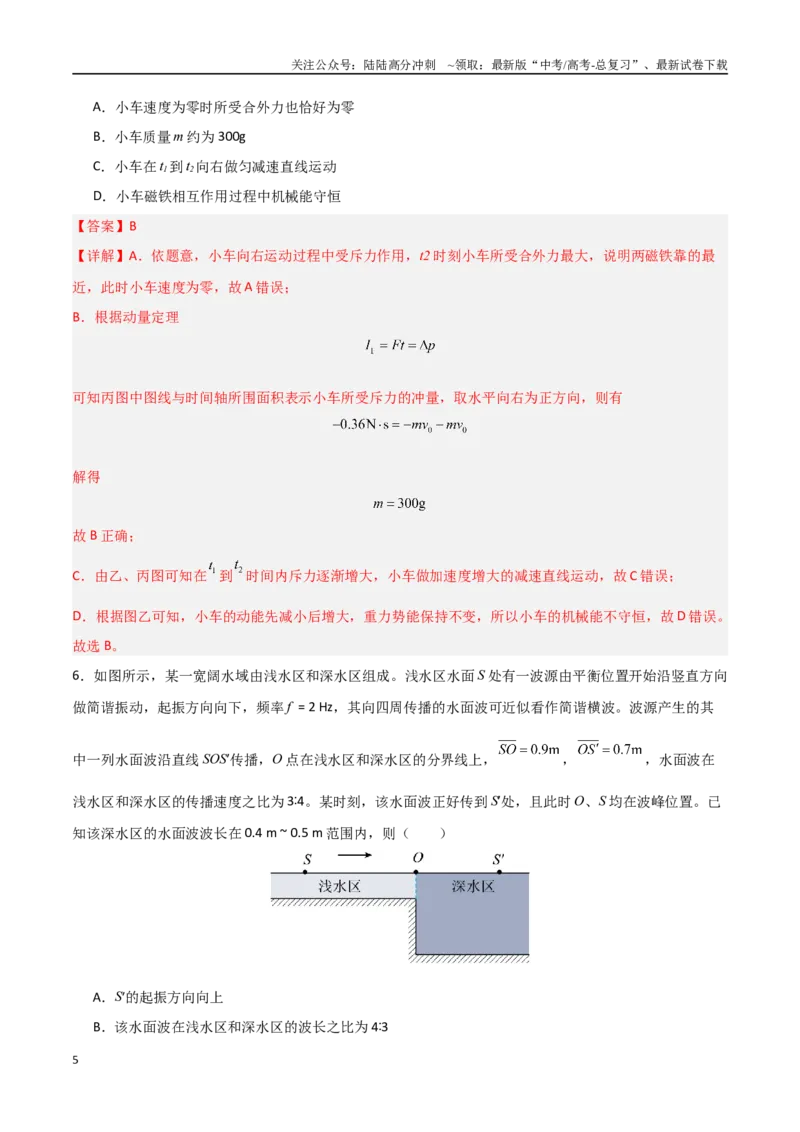 《物理（江西卷）（全解全析）_04-物理-高考总复习_专项复习_2025年_2025年高考第一二三次模拟卷（多地区）物理_2025年高考物理第二次模拟卷25套_物理（江西卷）》第5页预览