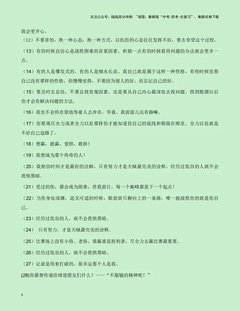 《热点素材12：巴黎奥运会中国体育代表团旗手马龙新闻事件+适用主题+写作示例+素材积累+作文真题+精选时评_专项复习_2025年_2025年高考语文作文高分素材运用与优秀范文（全国通用）》第9页预览