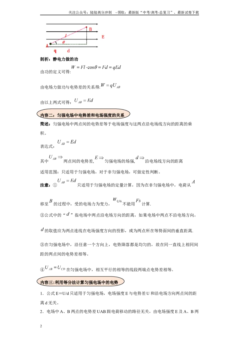《第04讲已知电势定场强问题（解析版）_04-物理-高考总复习_一轮复习_2024年_2024年高考物理一轮复习模型解题技巧巩固练习备考_第七章静电场各模块之分析(9)份》第2页预览