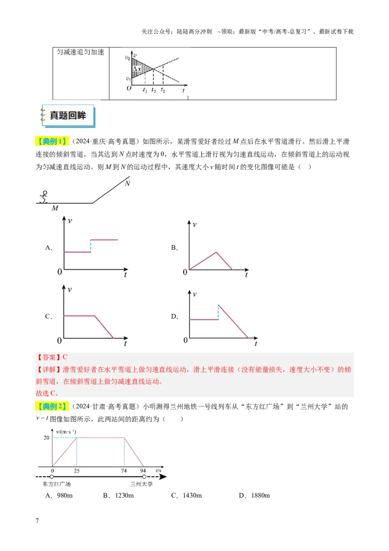 《物理（一）（解析版）-2025年高考考前20天终极冲刺攻略_04-物理-高考总复习_三轮冲刺_物理（一）-2025年高考考前20天终极冲刺攻略1》第7页预览
