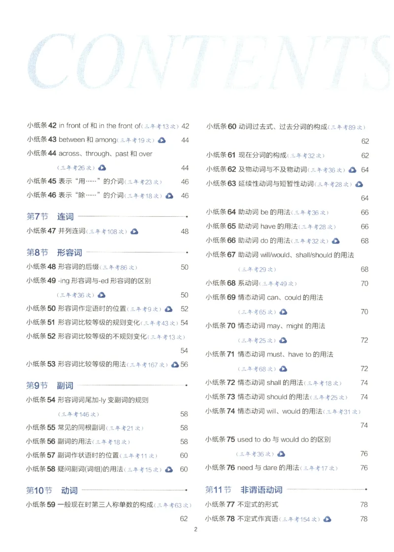 《2027版星火初中英语语法120张小纸条_2027版中考《星火英语语法120张小纸条》（英语）》第5页预览