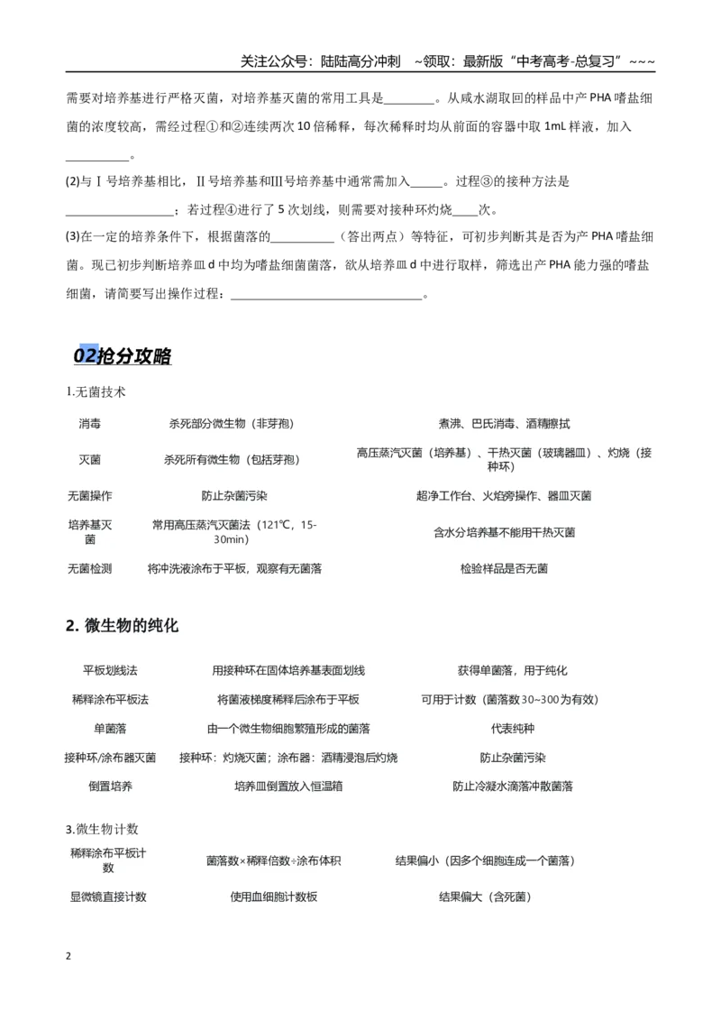 《猜押07生物技术与工程（学生版）_06-生物-高考总复习_专项复习_2026年-生物高考专项复习_2026年高考生物终极冲刺讲练测（黑吉辽蒙专用）-G466_2026版》第2页预览