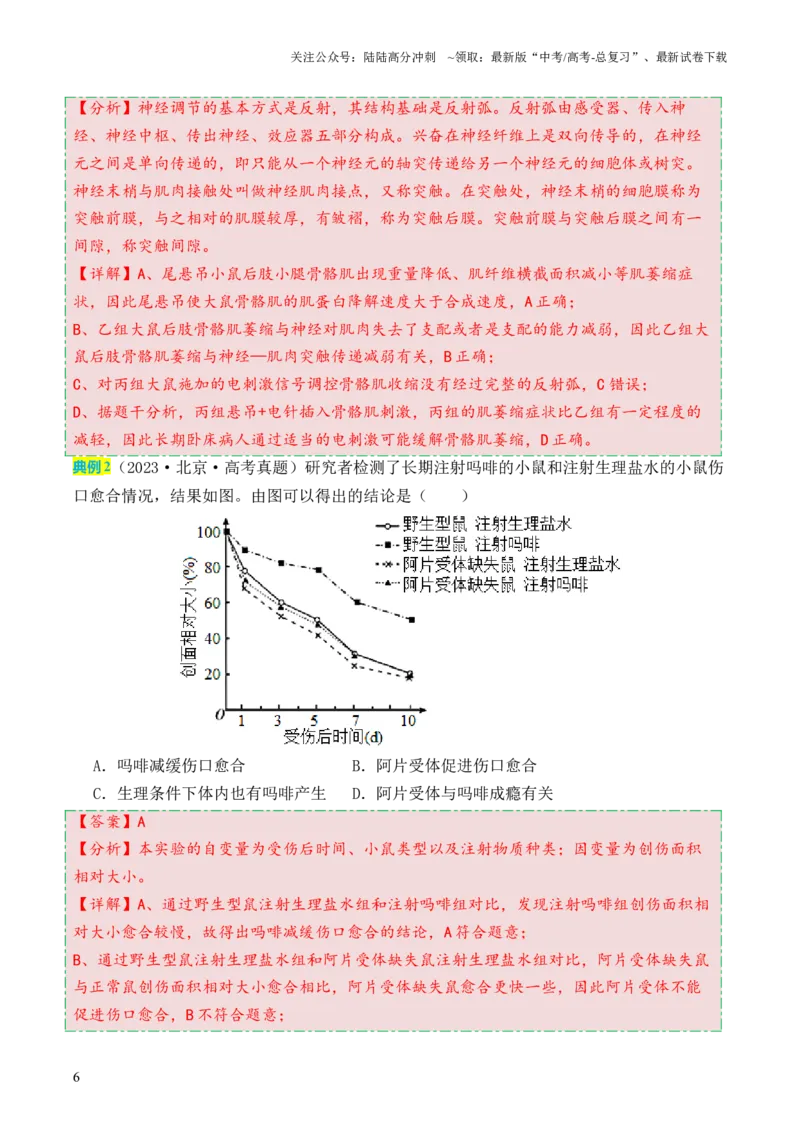 《生物（四）40页_06-生物-高考总复习_专项复习_2025年_2025年高考考前20天终极冲刺攻略生物_2024届》第6页预览
