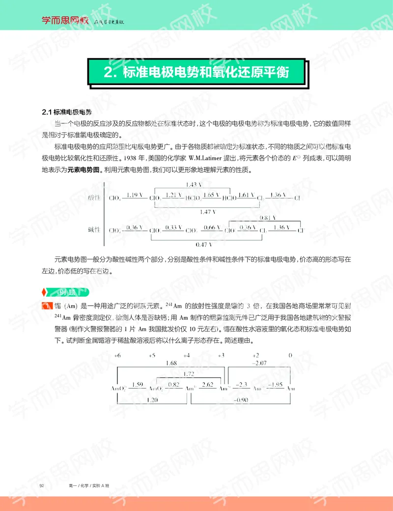《2019秋高一化学实验A班讲义14-bacd0410fe29_学而思高一全套_2019秋季高一1_19秋季实验A班高一化学直播班16讲张鑫雨_讲义及答案》第4页预览