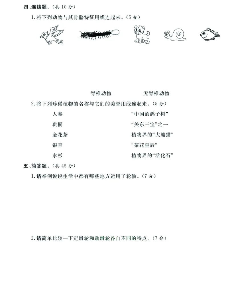 《6年级上册道德与法治（教科版）期末试卷汇总（附答案）_6年级上册同步教辅_6上道法+科学_六上科学》第3页预览