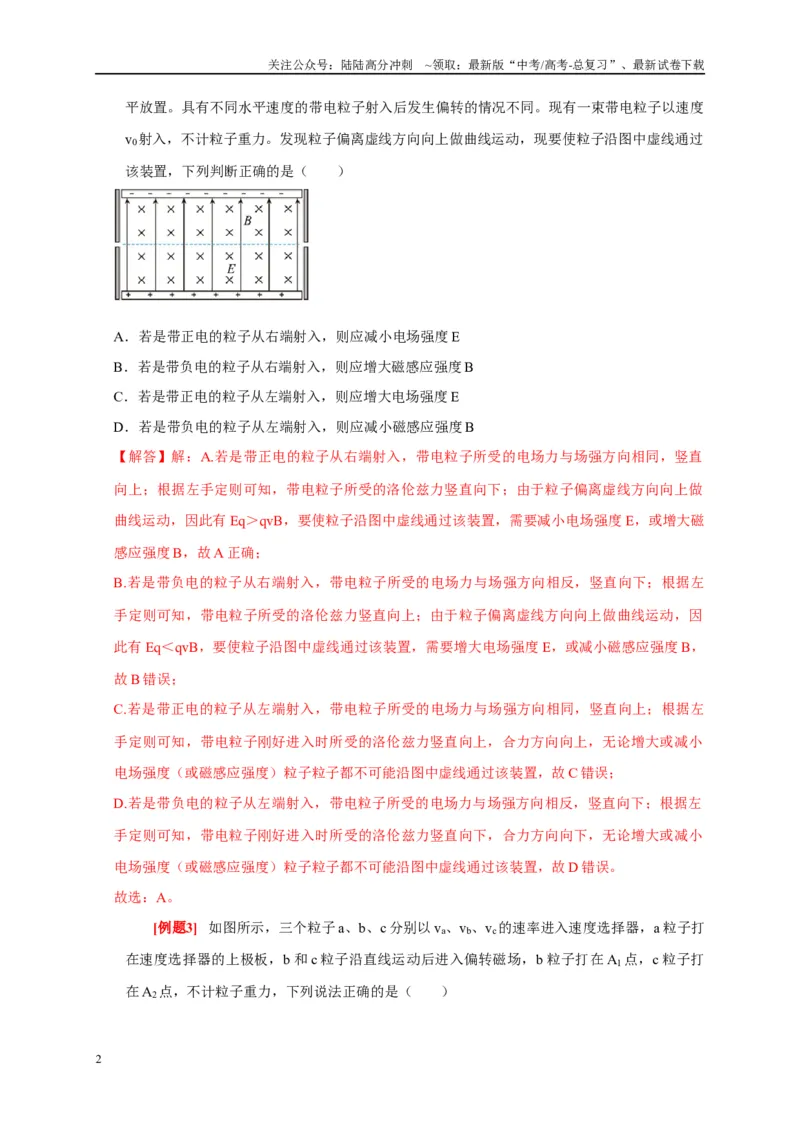 《专题10电磁技术实例（解析版）_04-物理-高考总复习_专项复习_2024年_2024高考物理复习二级结论题型详解全面复习知识点_资料》第2页预览