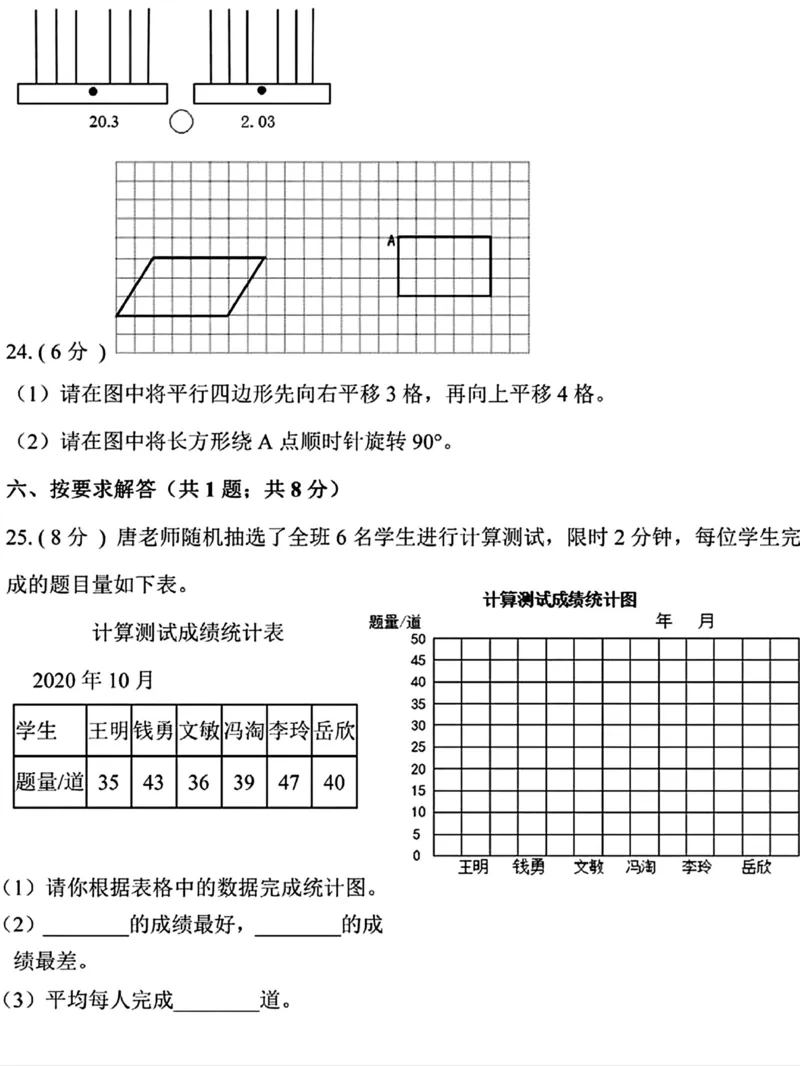 《_4年级下册同步教辅_四下数学_四下数学通用重点必背+专项_四年级（下）数学易错题、挑战题专项训练》第3页预览