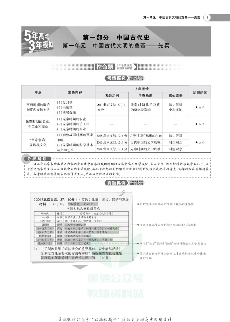 《《5年高考3年模拟》A版历史北京版_2020版》第3页预览