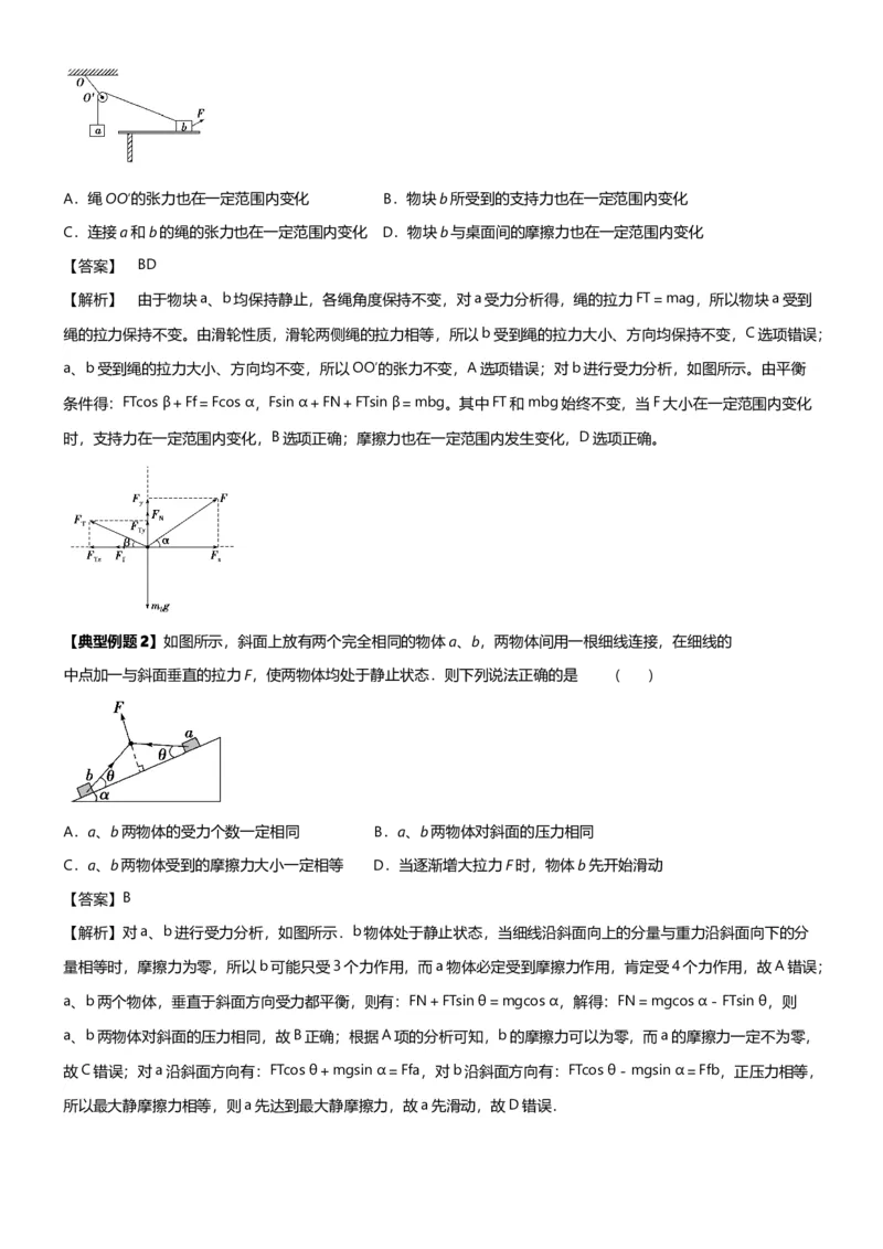 《第04讲共点力的平衡-静态平衡讲义（思维导图+知识点+技巧方法+题型归纳+巩固练习）（新高考通用）-教师版_04-物理-高考总复习_一轮复习_2026年-物理高考一轮复习》第8页预览