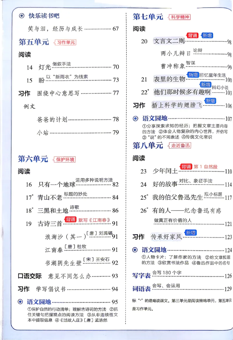 《26秋《课堂笔记》6上语文（新教材）_26秋小学初中各机构教辅大合集（一本、教材帮、阳光同学、王朝霞、实验班、小典中点、上分卷、白欧、课堂笔记等等）_26秋小学教辅资料》第2页预览