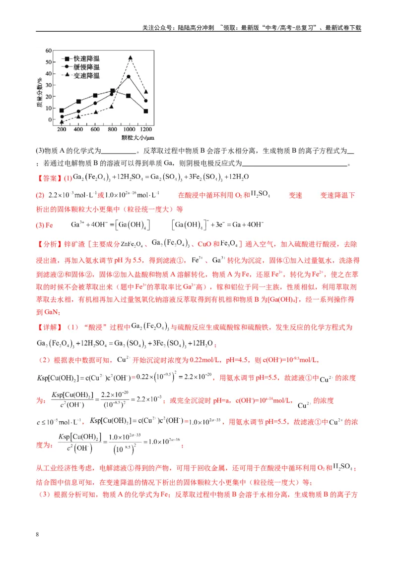 《专题08工艺流程综合题（解析版）_05-化学-高考总复习_专项复习_2025年_2024年高考二模试题分类汇编化学全国通用》第8页预览