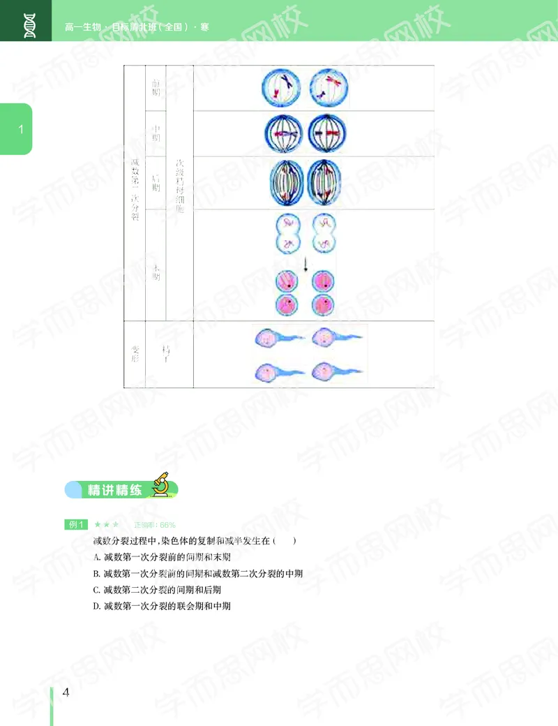 《2020寒假—目标清北班高一生物直播班（全国）讲义-f4a334eff9c8_学而思高一全套_2020年寒假高一_2020寒假目标清北班高一生物直播班（全国）7讲陆巍巍完结》第5页预览