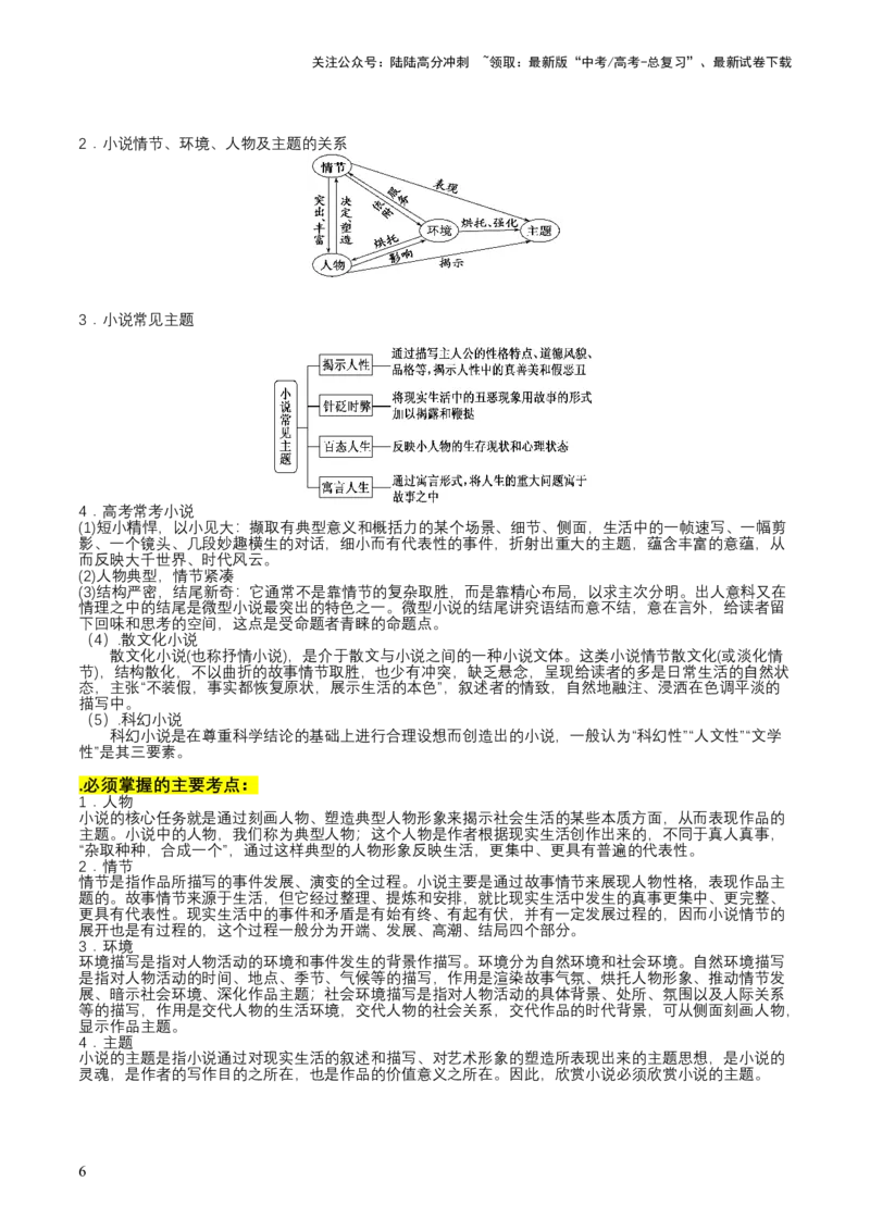 《第01讲强化读文技能（讲义）（解析版）_一轮复习_2024年_2024年高考语文一轮复习讲练测（课件+讲义+练习）（新高考）_第一部分现代文阅读_专题二文学类文本阅读·小说》第6页预览
