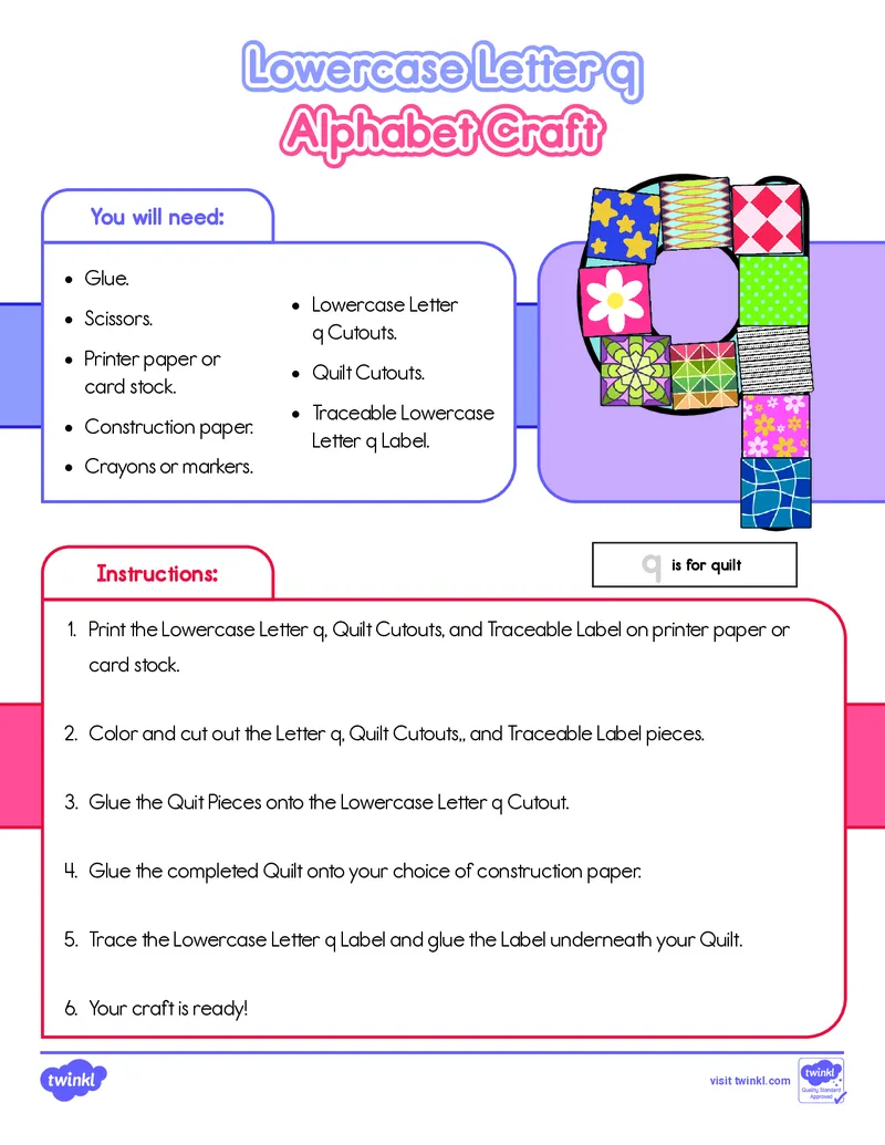 《ColorLetterQLowercaseAlphabetCraft_26秋小学初中各机构教辅大合集（一本、教材帮、阳光同学、王朝霞、实验班、小典中点、上分卷、白欧、课堂笔记等等）_26秋小学教辅资料_小学英语_Unit5》第2页预览