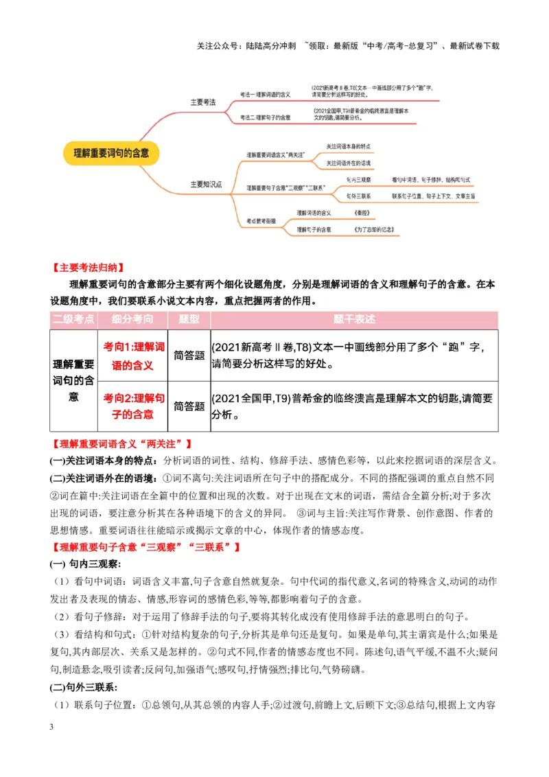 《第03讲理解重要词句的含意（讲义）学生版_一轮复习_2025年_2025年高考语文一轮复习讲义+练习+课件（新教材新高考）_散文阅读》第3页预览