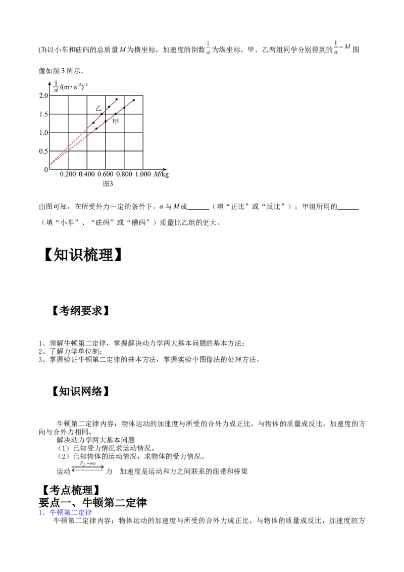 《专题07：牛顿第二定律及其应用（全国）学生版_04-物理-高考总复习_一轮复习_2026年-物理高考一轮复习_2026物理高考大一轮总复习讲义（全国）（人教版2019）-G417_资料》第4页预览
