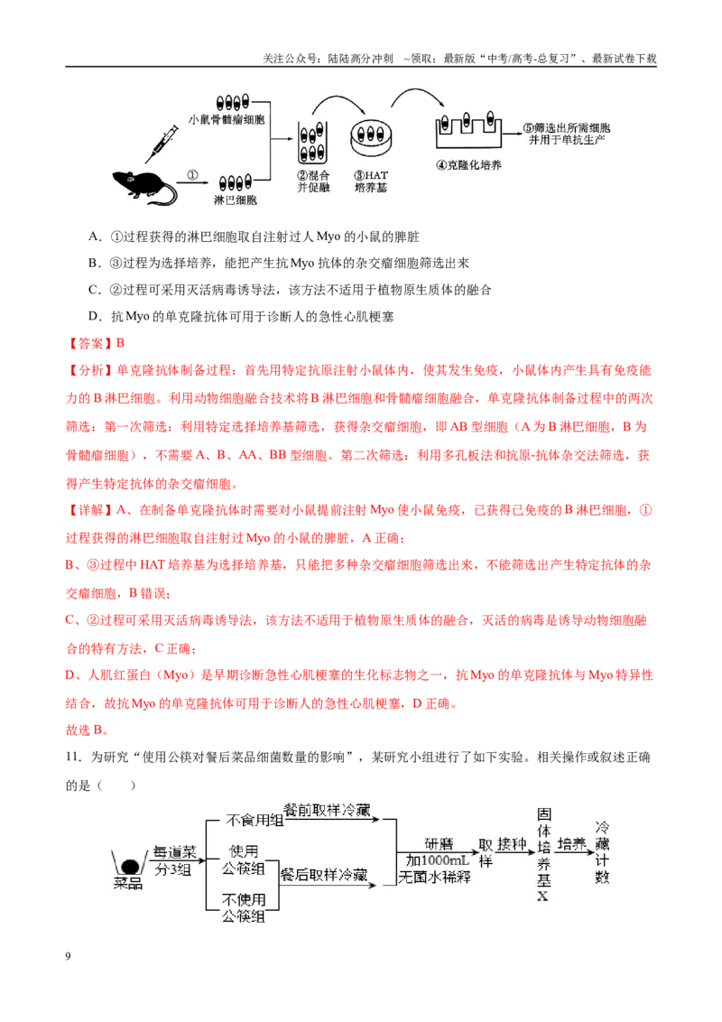 《模拟卷08（福建专用）（解析版）_06-生物-高考总复习_专项复习_2025年_2025年高考生物模拟卷（福建专用）8套》第9页预览