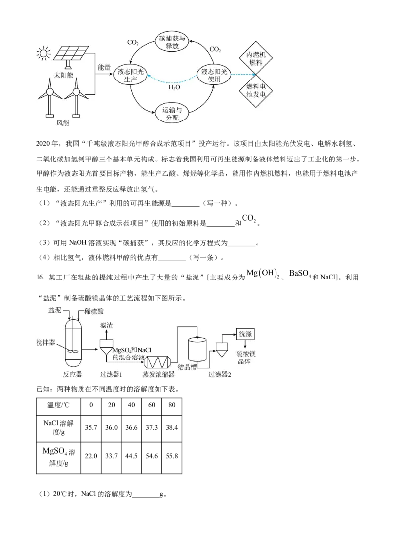 《2024年湖北省中考化学真题（原卷版）_历年中考真题2013-2025_初中化学历年中考真题（2013-2025）_初中化学历年中考真题（2024）》第4页预览