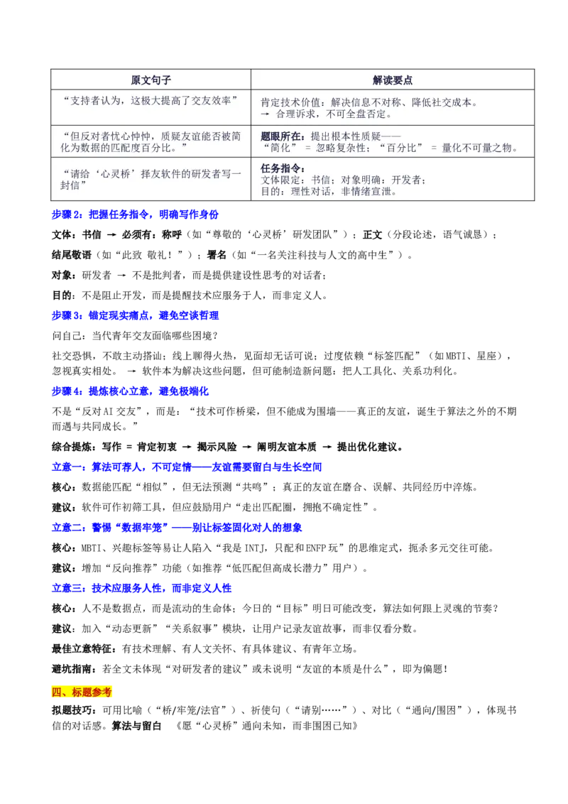 《浙江省天域全国名校协作体高三一模“科技算法——请勿用算法，丈量人心”_专项复习_2026年-语文专项复习_302026年高考语文各地名校模考卷作文导写》第2页预览