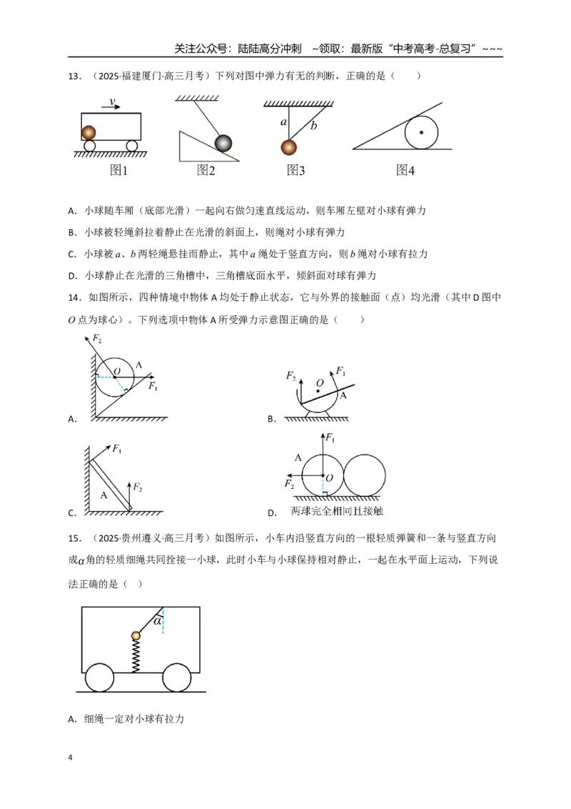 《第05讲三大性质力（专项训练）（四川专用）（学生版）_04-物理-高考总复习_一轮复习_2026年-物理高考一轮复习_2026年高考物理一轮课件+讲义+练习（四川专用）-G335》第4页预览