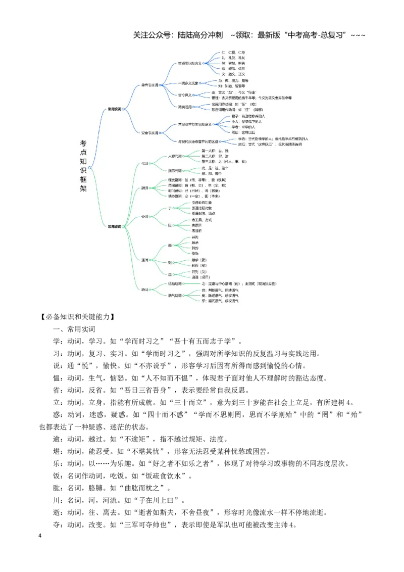 《第01讲《论语》文言知识积累（讲义）（全国通用）_一轮复习_2026年-语文一轮复习_2026年高考语文一轮复习讲义+练习+课件（新教材新高考）-G55_2026版_模块五整本书阅读》第4页预览