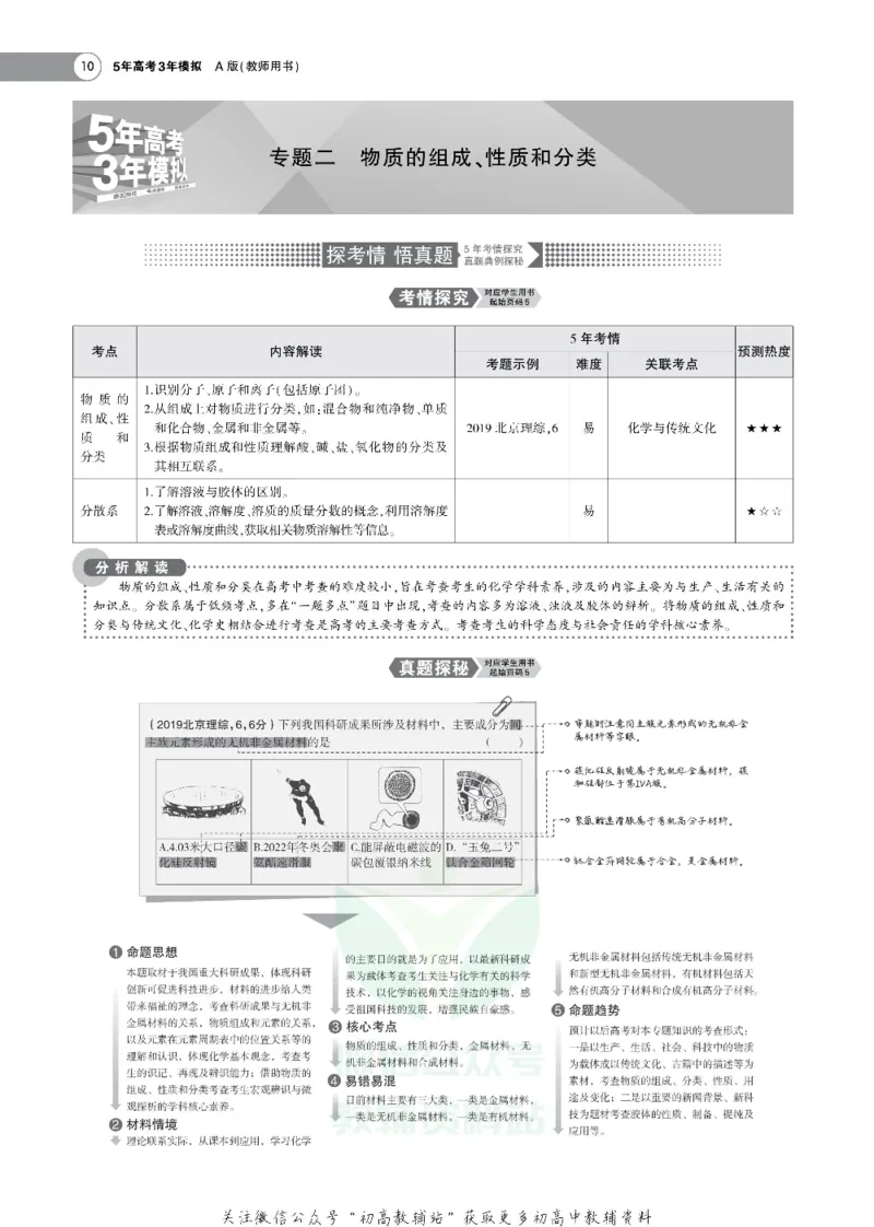 《《5年高考3年模拟》A版化学北京版_2021版》第10页预览