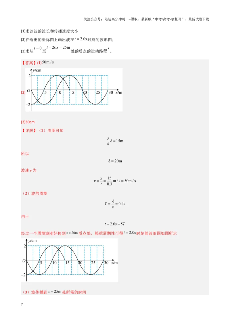 《模板15光学（两大题型）（解析版）_04-物理-高考总复习_专项复习_2025年_2025年高考物理答题技巧与答题模板（全国通用）》第7页预览