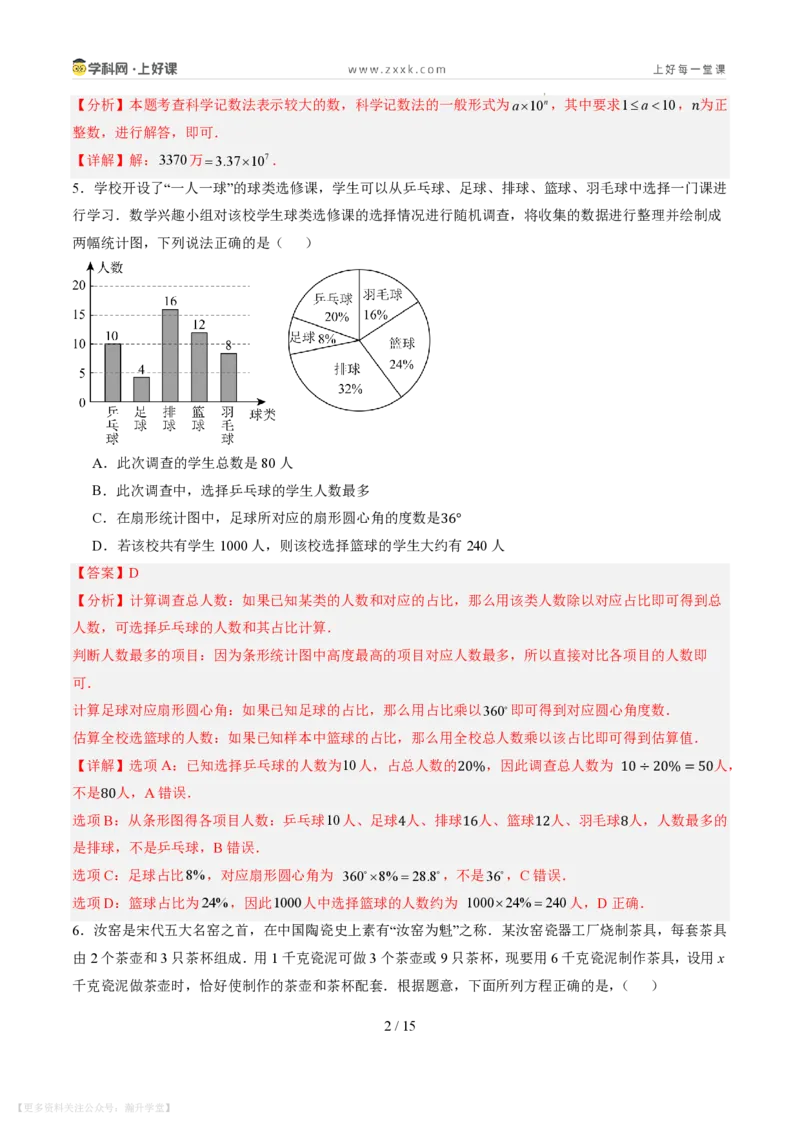 《暑假收心卷01（暑假测试）（解析版）_26秋小学初中各机构教辅大合集（一本、教材帮、阳光同学、王朝霞、实验班、小典中点、上分卷、白欧、课堂笔记等等）_26秋初中教辅资料_收官练习》第2页预览