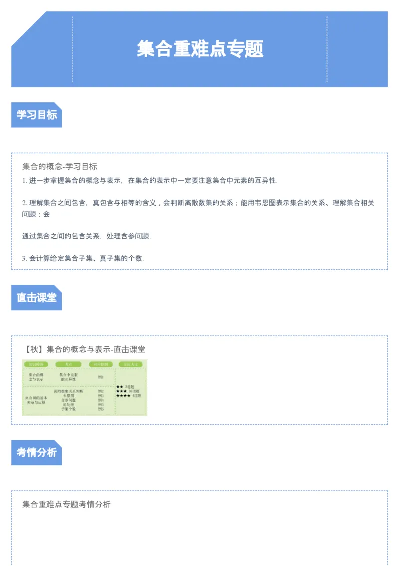 《第1讲集合重难点专题-559c879c8196_学而思高一全套_2019秋季高一1_2019秋高一数学腾飞班（课改）付恒岩》第1页预览