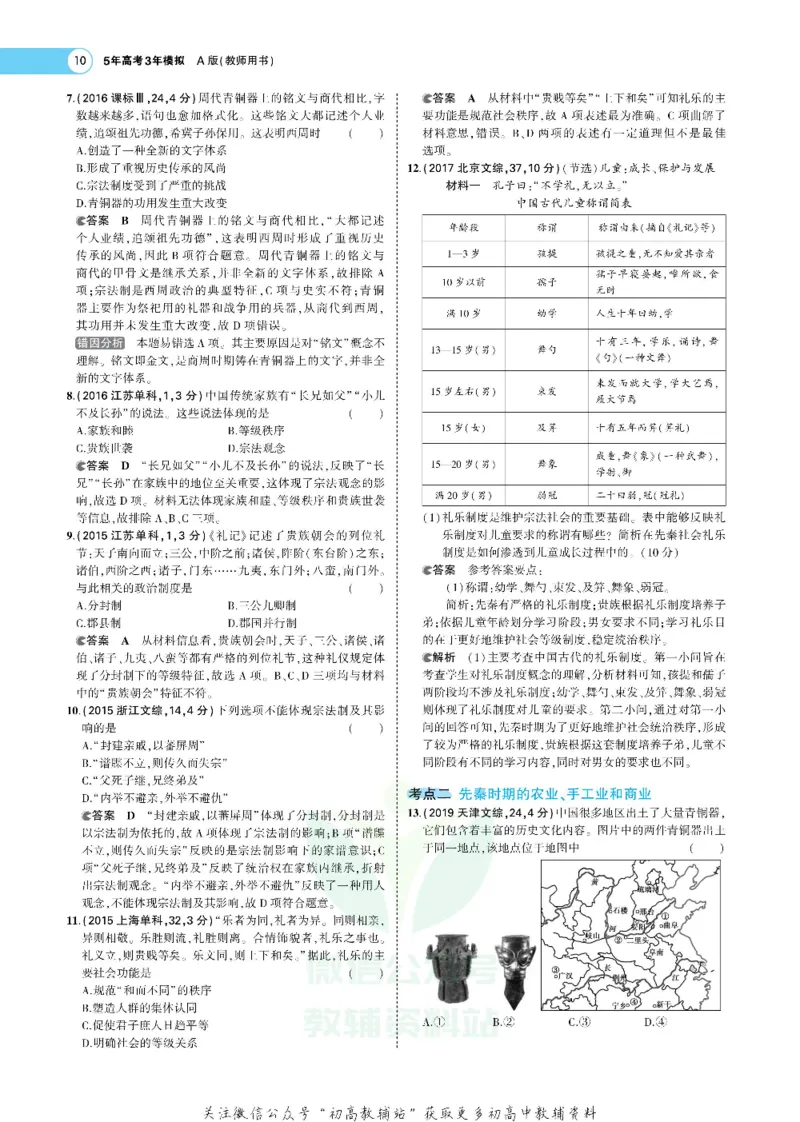 《《5年高考3年模拟》A版历史新高考版_2021版》第10页预览