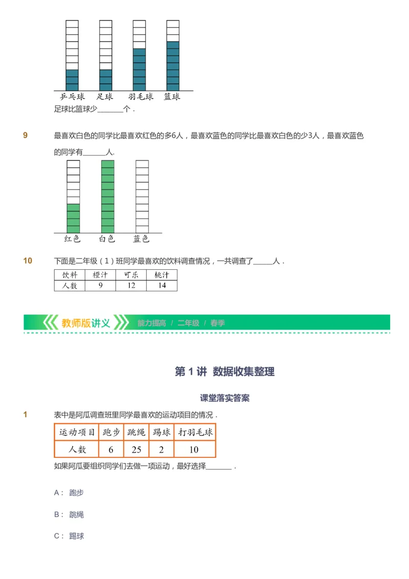 《课本+自我巩固+课堂落实-gs_《爱学习》小学初中奥数资料_1人教小学能力提高_2年级能力提高春秋寒暑课件_春高斯数学2阶能力提高-gs出品》第6页预览