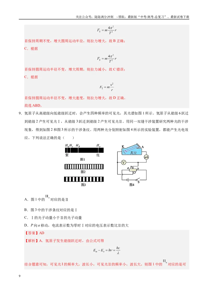 《模拟卷04（河北专用）（解析版）_04-物理-高考总复习_专项复习_2025年_2025年高考物理模拟卷（河北专用）4套》第9页预览