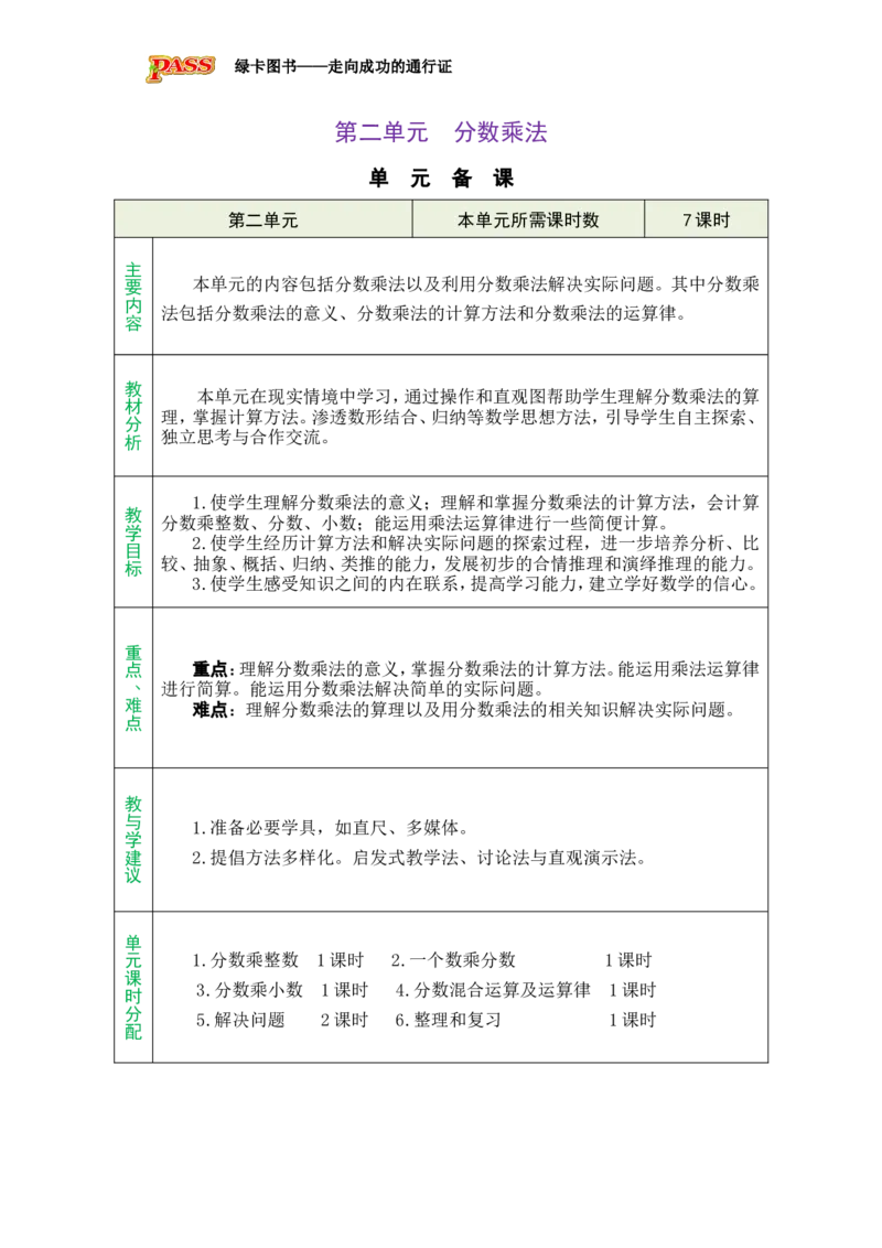 《第二单元总教案_26秋小学初中各机构教辅大合集(一本、教材帮、阳光同学、王朝霞、实验班、小典中点、上分卷、白欧、课堂笔记等等)_26秋小学教辅资料_1526秋课件教案_小学数学》第1页预览