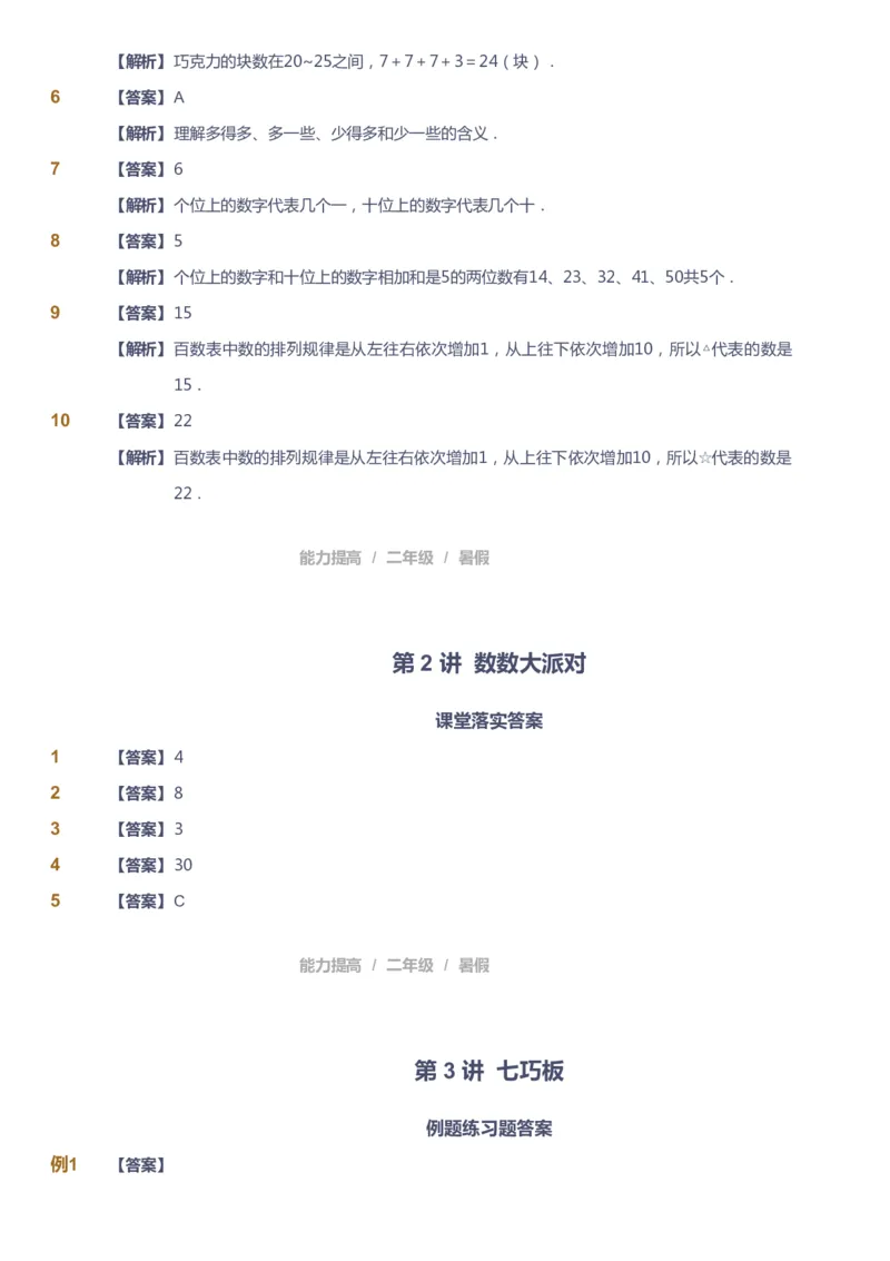 《课本+自我巩固+课堂落实（答案）_《爱学习》小学初中奥数资料_8北师小学能力提高_爱学习北师大1-6能力提高课件1+2_数学2阶能力提高_高斯爱学习北师大小学数学2阶能力提高_753》第5页预览