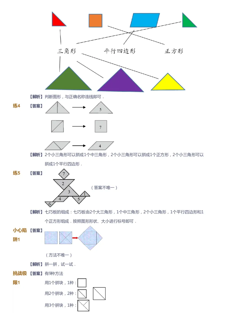 《课本+自我巩固+课堂落实（答案）_《爱学习》小学初中奥数资料_8北师小学能力提高_爱学习北师大1-6能力提高课件1+2_数学2阶能力提高_高斯爱学习北师大小学数学2阶能力提高_753》第7页预览