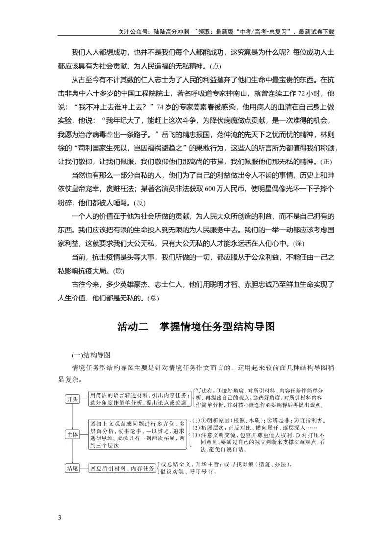 《板块10写作课时90　掌握议论文结构导图(高分式)——借助导图，形成思路_一轮复习_2024年_2024高考语文大一轮复习课件讲义新人教版知识总结_2024年高考语文一轮复习讲义（部编新高考版）》第3页预览