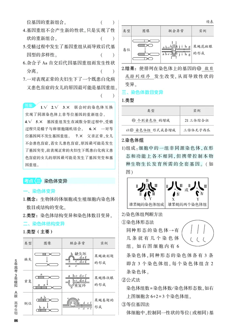 《1_14-专题十四　生物的变异与育种（教参电子书—知识讲解）_2024版教学资源包_2024版.新高考版生物.5·3A版_14_专题十四生物的变异与育种_4_PDF教参电子书》第3页预览