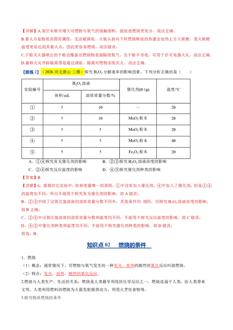 《沪教2026版《暑假培优讲义》第11讲化学反应发生的条件（暑假预习讲义）（解析版）_26秋初中教辅资料_26秋初中《暑假预习》》第5页预览