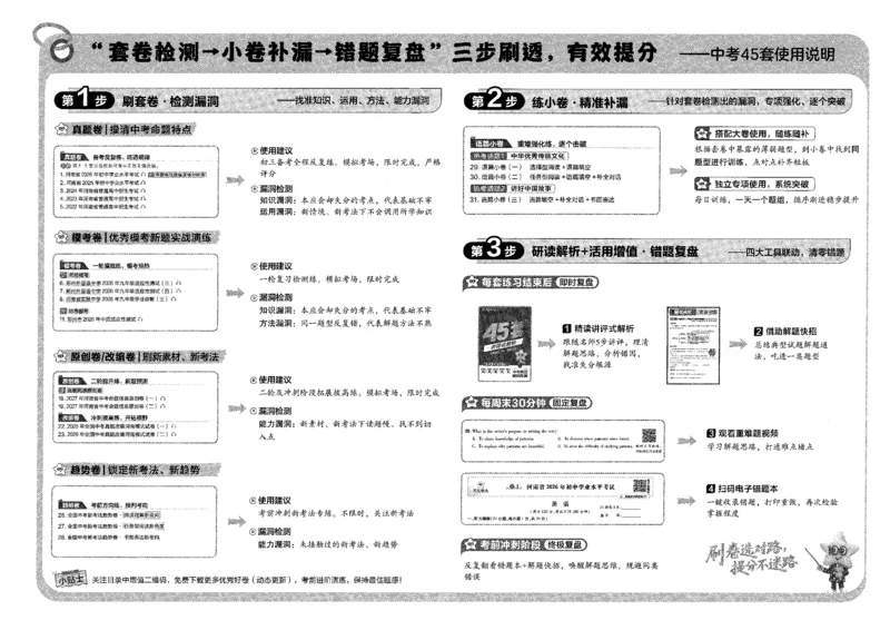 《中考45套卷_2027版中考《金考卷中考45套汇编》（英语）（河南版）》第3页预览