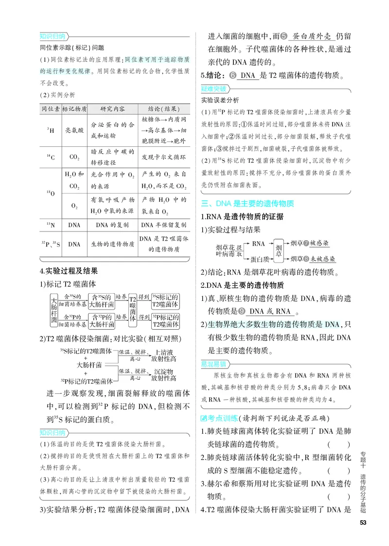 《1_10-专题十　遗传的分子基础（教参电子书—知识讲解）_2024版教学资源包_2024版.新高考版生物.5·3A版_10_专题十遗传的分子基础_4_PDF教参电子书》第2页预览