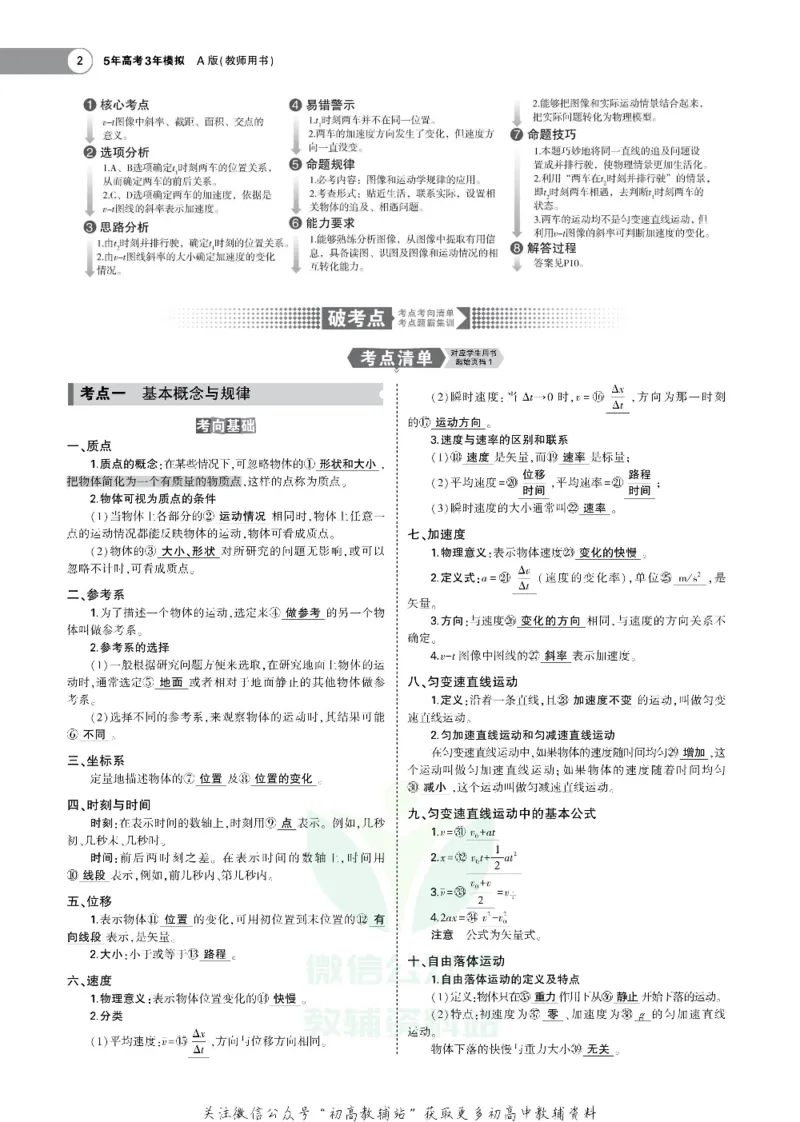 《《5年高考3年模拟》A版物理天津版_2020版》第2页预览