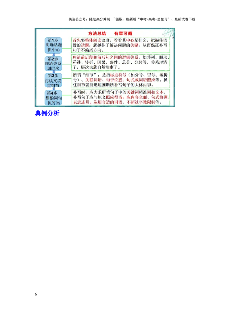 《考点01语用必考：句子补写_一轮复习_2024年_2024年高考语文一轮复习考点帮（新高考专用）》第6页预览