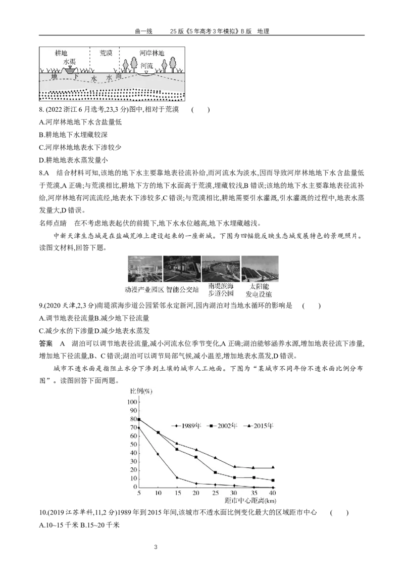 《12_专题4　地球上的水_2026版教学资源包_202653高考总复习A版_江苏版_2026版.江苏版.选考总复习.地理.5·3A版_赠送：十年高考真题分类》第3页预览