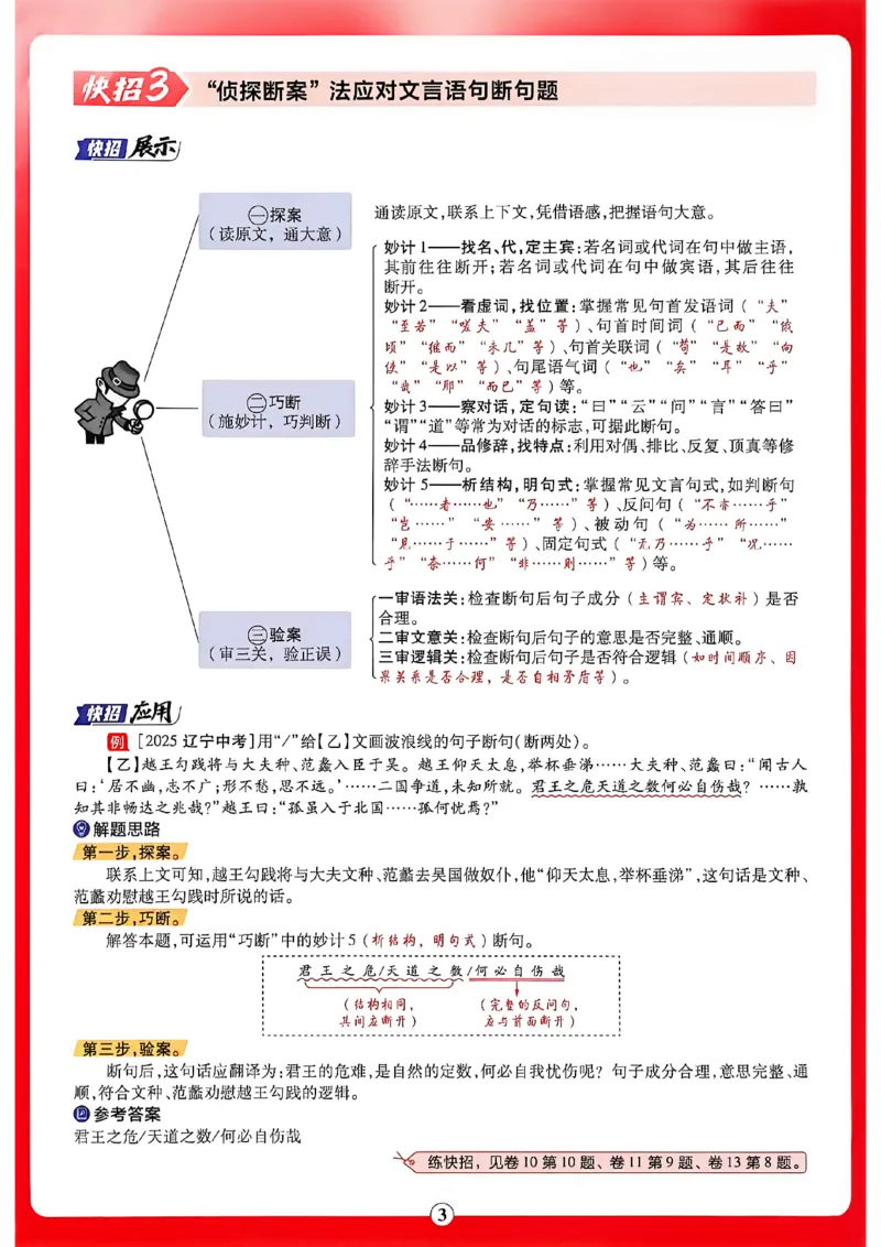 《语文解题快招A4_2027版中考《金考卷中考45套汇编》（语文）（辽宁版）》第3页预览