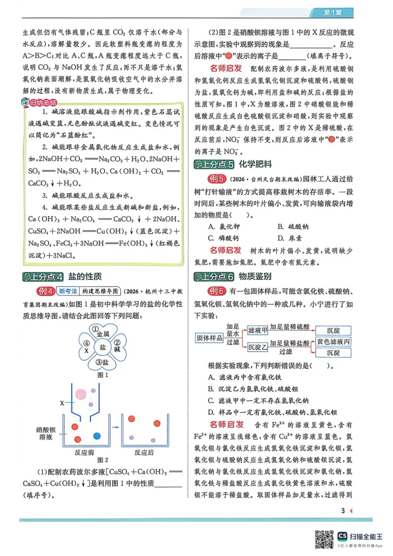 《上分攻略-九上科学_2027版初中《实验班提优训练》9年级上册（科学）（浙教）》第5页预览