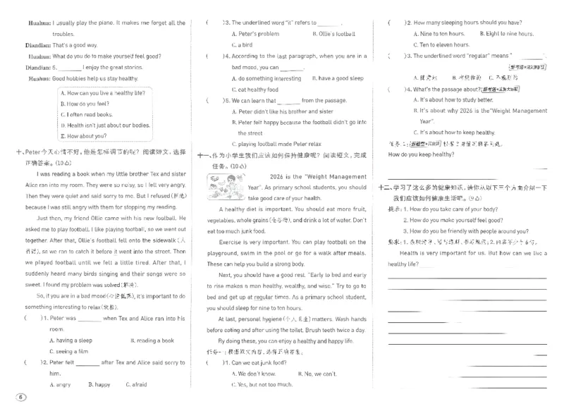 《综合素养练习_26秋小学初中各机构教辅大合集（一本、教材帮、阳光同学、王朝霞、实验班、小典中点、上分卷、白欧、课堂笔记等等）_26秋小学教辅资料_26秋丨英语《典中点》（人教PEP）_279》第6页预览