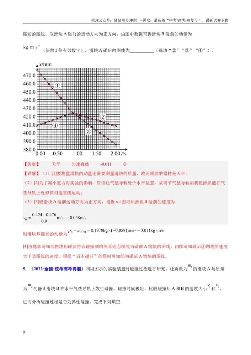《方法03光电门（光电传感器）类装置的原理及分析（解析版）_04-物理-高考总复习_专项复习_2024年_2024年高考物理实验攻略创新方法大全例题讲解全国通用_高考物理实验方法大全11份》第9页预览