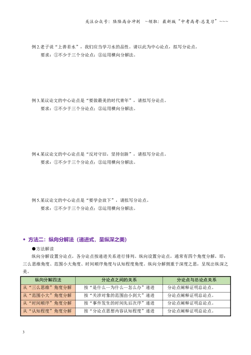 《专题16分论点（讲义）（全国通用）（学生版）_一轮复习_2026年-语文一轮复习_2026年高考语文一轮复习议论文写作（全国通用）-G423_资料_2026版》第3页预览