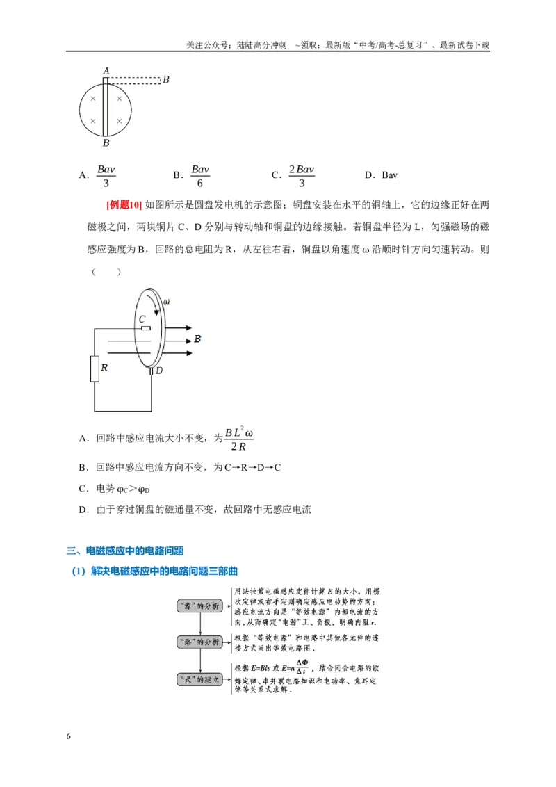 《专题12电磁感应（原卷版）_04-物理-高考总复习_专项复习_2024年_2024高考物理复习二级结论题型详解全面复习知识点_资料》第6页预览